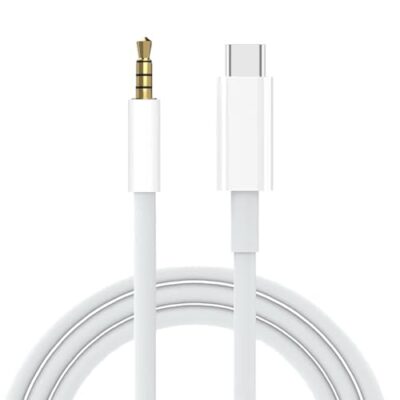 Aux Cord For Iphone,[Apple Mfi Certified] Lightning To 3.5 Mm Aux Cable For Car Stereo, Speaker, Headphone, Auxiliary Audio Cable Compatible With Iphone 14 13 12 11 Xs Xr X 8 7 3.3Ft White