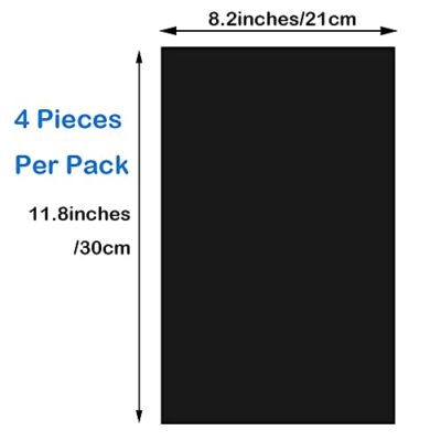 11.8X8.2 Inches Light Dimming Stickers Adhesive Film Light Blocking Cover Filter For Electronics, Alarm Clock, Monitor, Led Light, Lcd Panels, 4 Pieces - Image 2