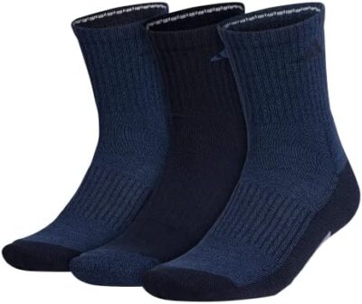 Adidas Men'S Cushioned X 3 Mid-Crew Socks (3-Pair)