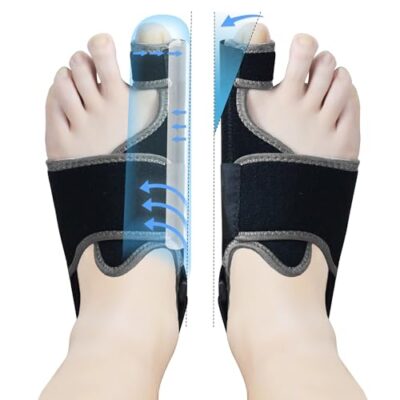 1 Pair Bunion Corrector For Women & Men, Night Bunion Splint, Big Toe Straightener, Bunion Brace For Bunion Pain Relief