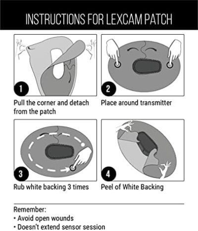 Adhesive Patches Pre-Cut For Dexcom G7, Stelo ? Pack Of 30 ? Waterproof, Transparent Overpatches For Continuous Glucose Monitoring, Sensor Is Not Included. - Image 2