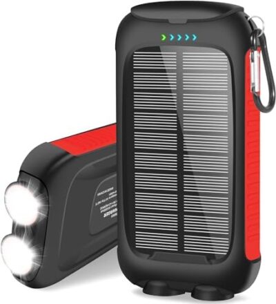 Н??Н??Н??4 Н??Н??Н??𝙧Н??Н??Н?? Solar Power Bank -38800Mah Waterproof Portable Solar Phone Charger With Led Flashlight/Fast Charge Usb C External Backup Battery Pack For All Cell Phones & Electronic Devices