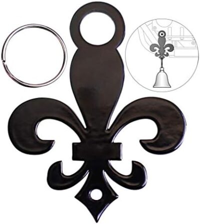 Sparkle Rider Motorcycle Bell Hanger Mount Fleur-De-Lis Accessory Bracket To Attach Gremlin, Guardian, Harley Ride Bells