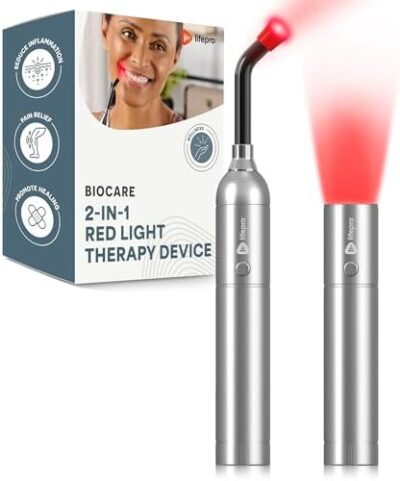 Lifepro Infrared & Red Light Therapy Device For Joints & Muscles Pain Relief, Portable Near Infrared Light For Body & Face Inflammation, Compact & Effective Design - Use 3 Wavelengths