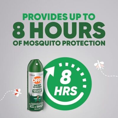 Off! Deep Woods Insect Repellent Aerosol, Bug Spray With Long Lasting Protection From Mosquitoes, 6 Oz - Image 2