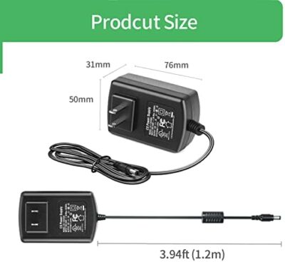 [Ul Certified] Security-01 2-Pack Ac Adapter Dc 12V 2A Power Supply 5.5Mm X 2.1Mm For Cctv Cameras Dvr Strip Led Ul Listed Fcc - Image 2