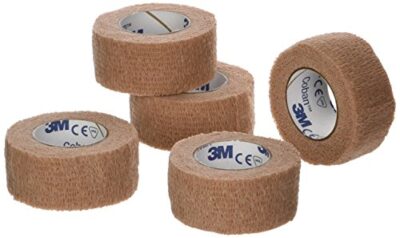 3M 27119 Coban Self- Adherent Wrap, Tan, 1" Width, 5Yds Length, Pack Of 5 Rolls