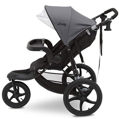 Jeep Classic Jogging Stroller By Delta Children, Grey - Image 3