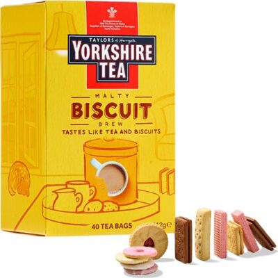 Taylors Of Harrogate Biscuit Brew Yorkshire 40 Tea Bags, 112 G (Packaging May Vary) - Image 3