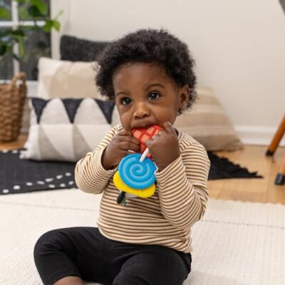 Baby Einstein Teether-Pillar Rattle And Chill Teething Toy, Ages 3 Months + - Image 2