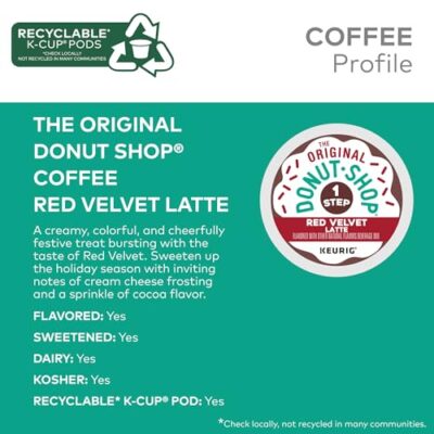 The Original Donut Shop Vanilla Latte, Single-Serve Keurig K-Cup Pods, Flavored Coffee, 20 Count - Image 3