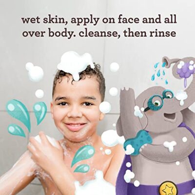 Aveeno Kids Sensitive Skin Face & Body Wash With Oat Extract, Gently Washes Away Dirt & Germs Without Drying, Tear-Free & Suitable For All Skin Tones, Hypoallergenic, 18 Fl. Oz - Image 3