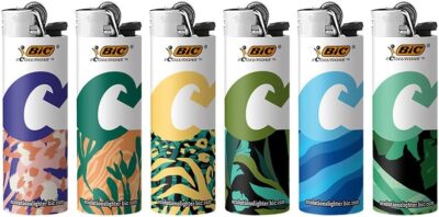 Bic Ecolutions Maxi Pocket Lighter, 6-Pack Of Ecofriendly Candle Lighters, 100% Recycled Packaging And 55% Recycled Metal, 30% Carbon Offset - Image 2