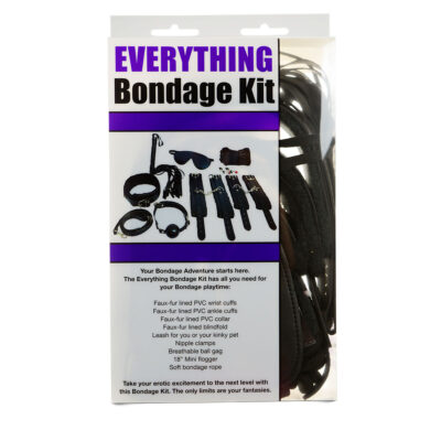 Everything Bondage 12pc Kit - Black - Image 3