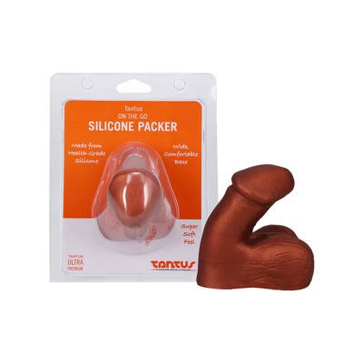 Tantus On the Go Silicone Packer- Super Soft Copper - Image 2