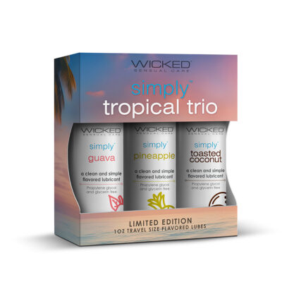 Wicked Aqua Simply Tropical Trio Guava, Pineapple, Toasted Coconut 1oz - Image 3