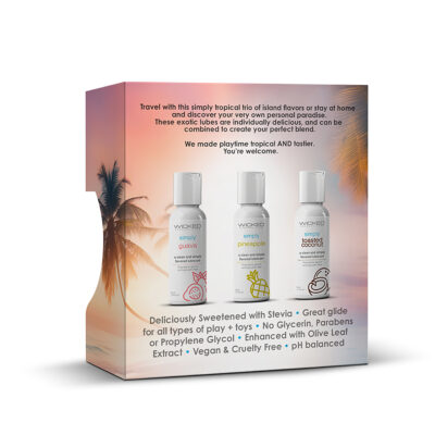 Wicked Aqua Simply Tropical Trio Guava, Pineapple, Toasted Coconut 1oz - Image 2