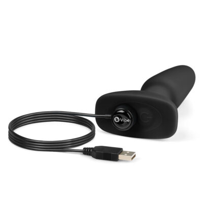 B-Vibe Rimming Plug 2 - Black - Image 2