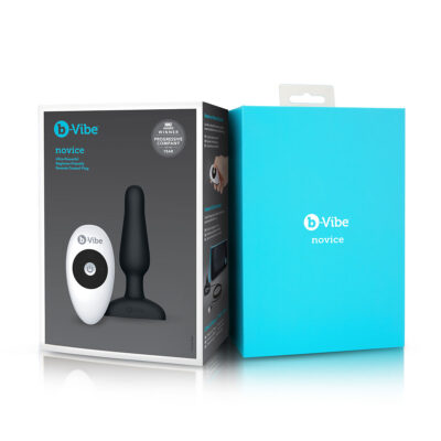 B-Vibe Novice Plug - Black - Image 3