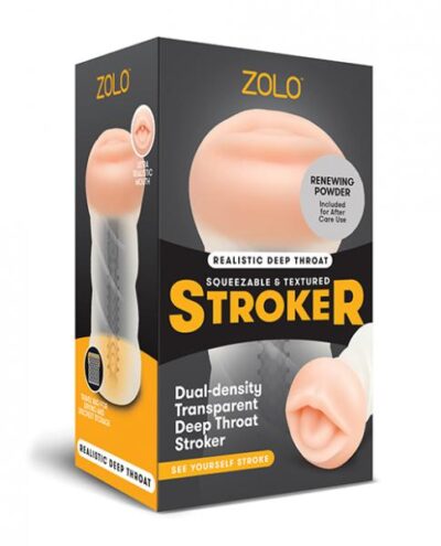 Zolo Male Masturbator Clear Deep Throat